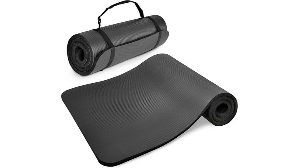 thick double sided yoga mat