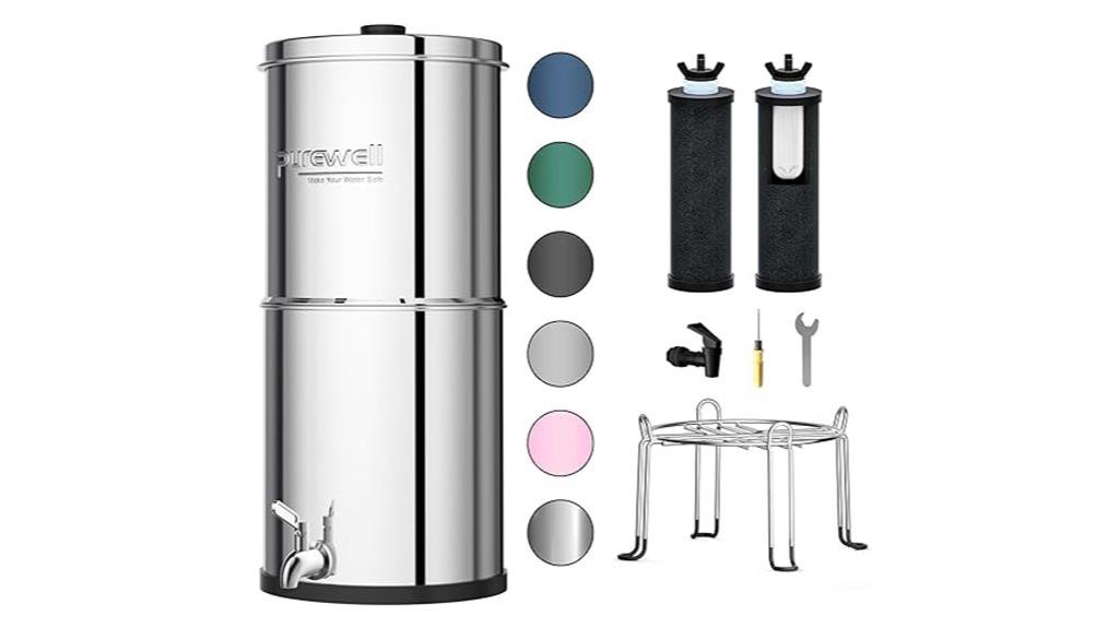 three stage gravity filtration