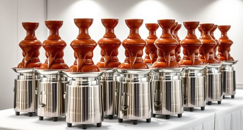 top commercial chocolate fountains
