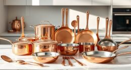 top copper kitchen sets