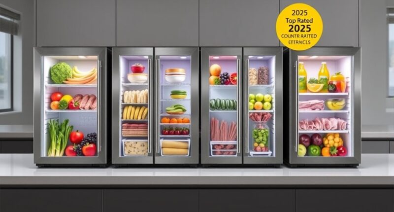 top counter depth refrigerators