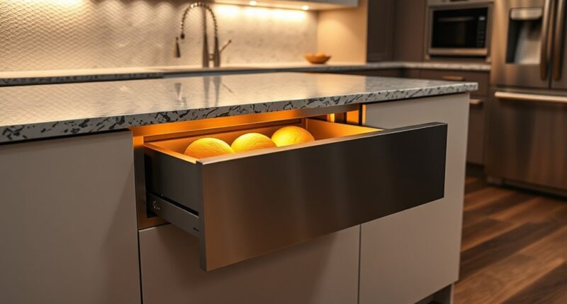 top counter warming drawer selection