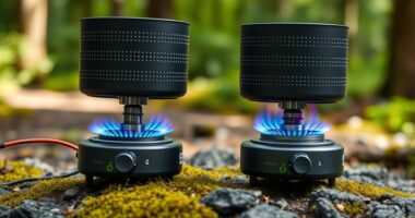 top dual burner windproof stoves