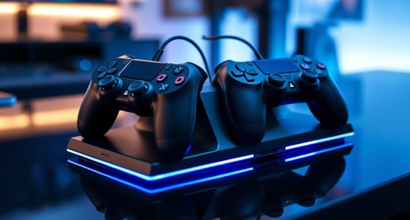 top dual controller charging stations