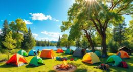 top four person camping tents