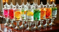 top glass dispenser sets
