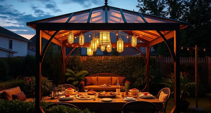 top hard grill gazebo selections