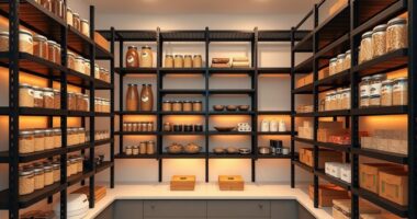 top heavy duty pantry shelves