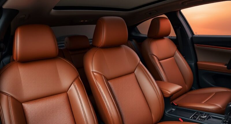 top leather seat covers