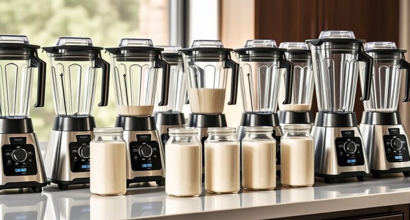 top nut milk blenders