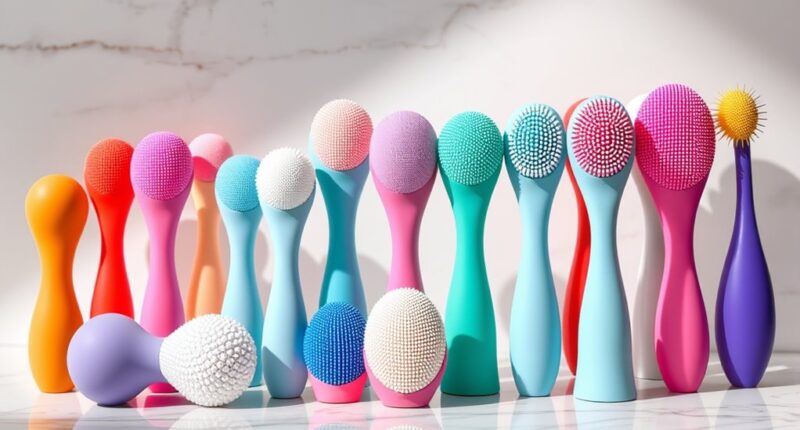 top silicone facial brush list