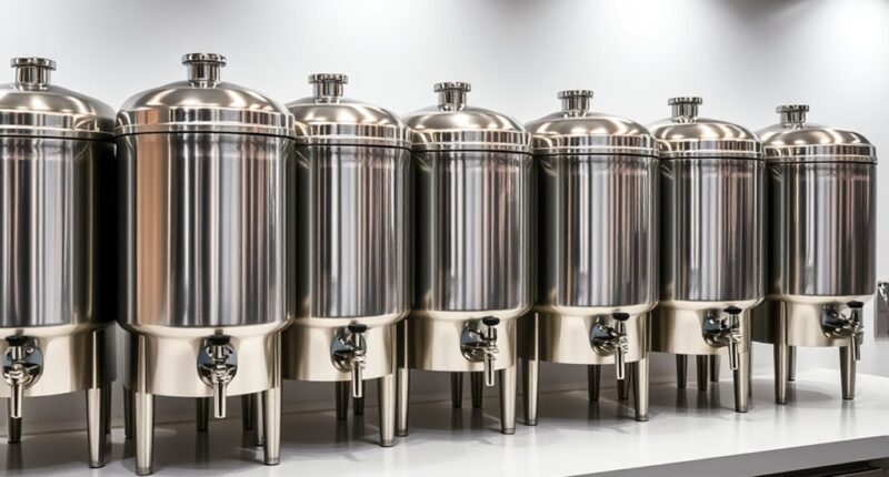 top stainless steel coffee urns