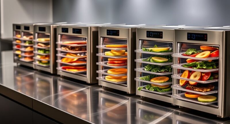 top stainless steel dehydrators