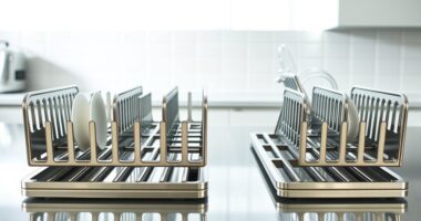 top stainless steel dish racks