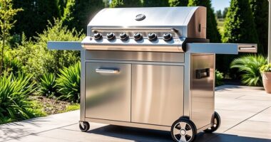 top stainless steel grill carts