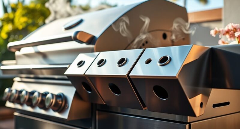 top stainless steel smoker boxes