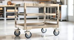 top stainless steel storage carts