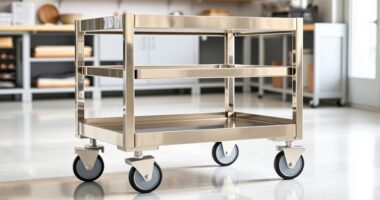 top stainless steel storage carts