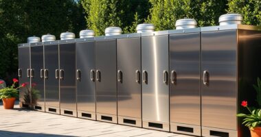 top stainless tank cabinets