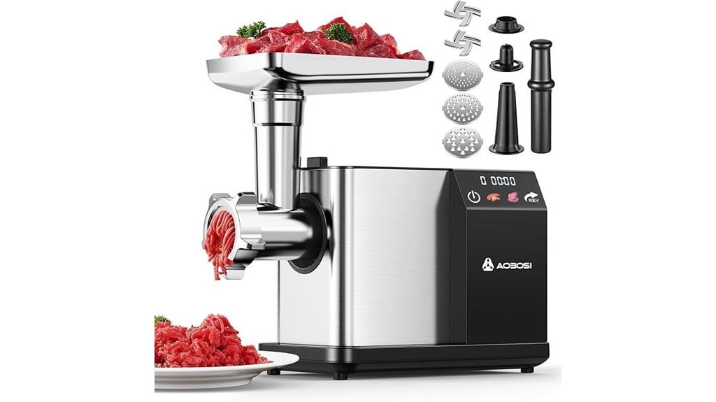touch screen meat grinder