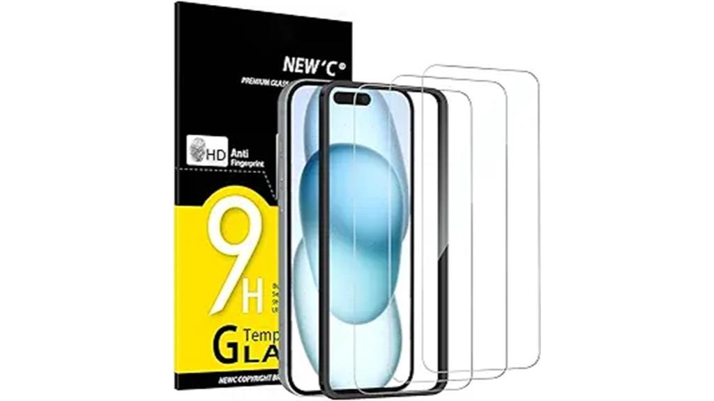 triple pack iphone screen protectors