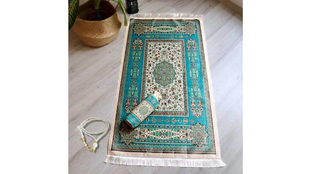 turquoise islamic prayer gift set