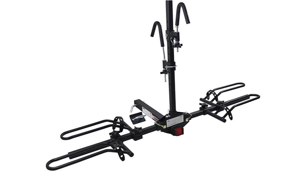two bike hitch rack