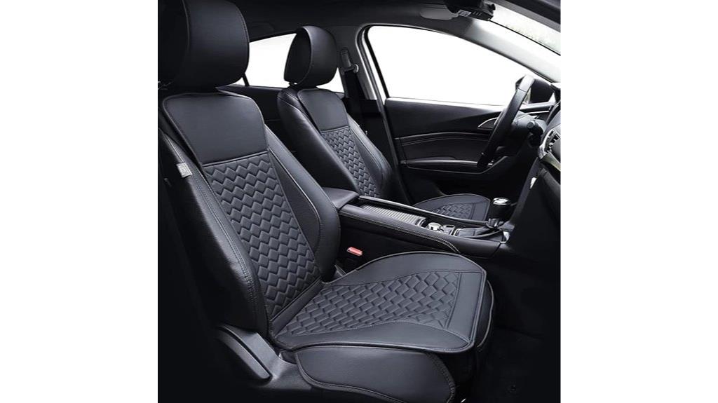 two front seat covers