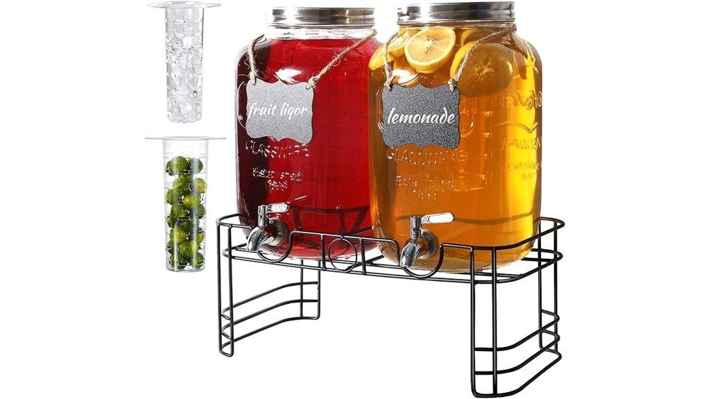two gallon party dispensers