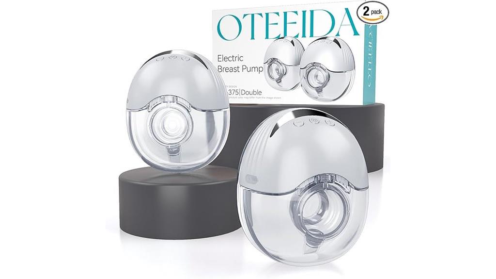 two pack wireless breast pumps