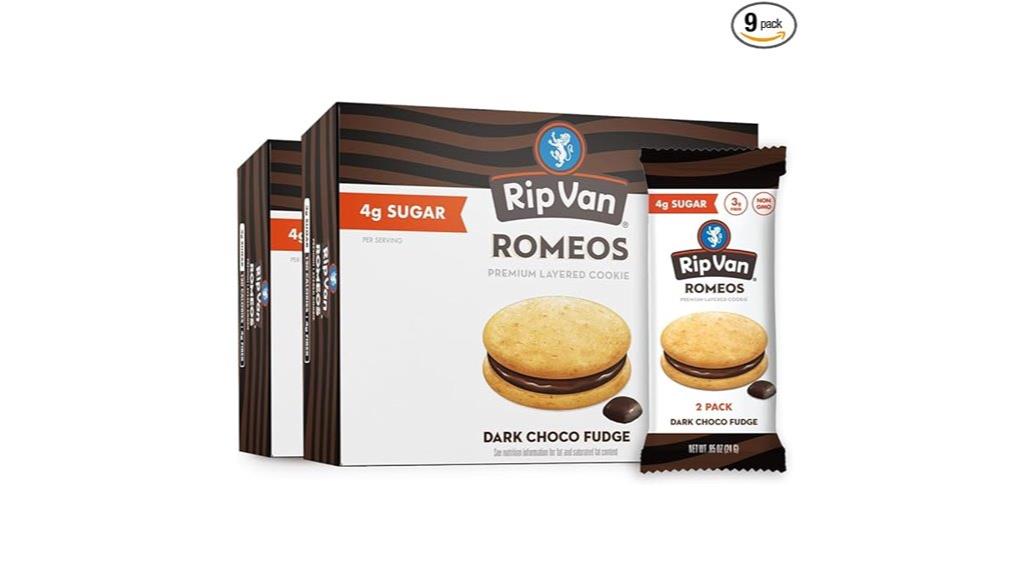 two packs eighteen cookies