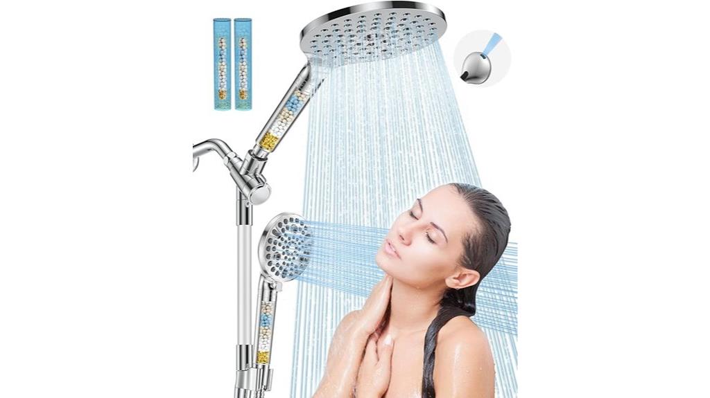 two stage handheld shower system