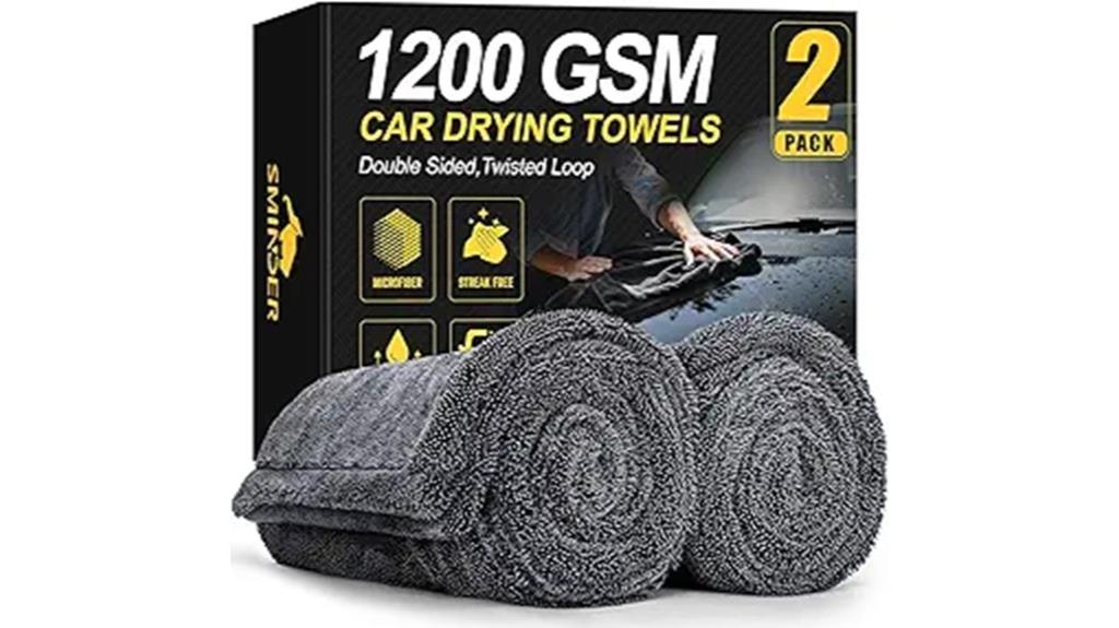 two towels for cars