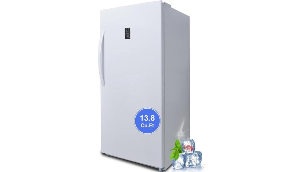upright freezer 13 8 cuft