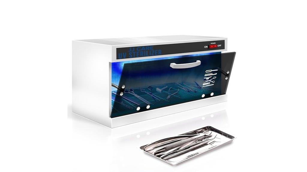 uv sanitizer cabinet capacity