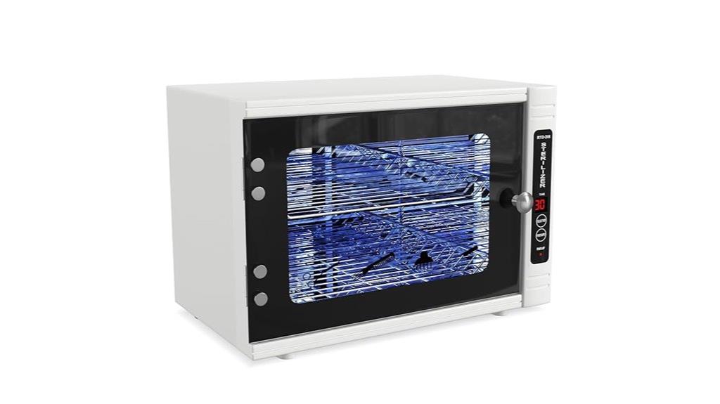 uv sanitizer cabinet timer