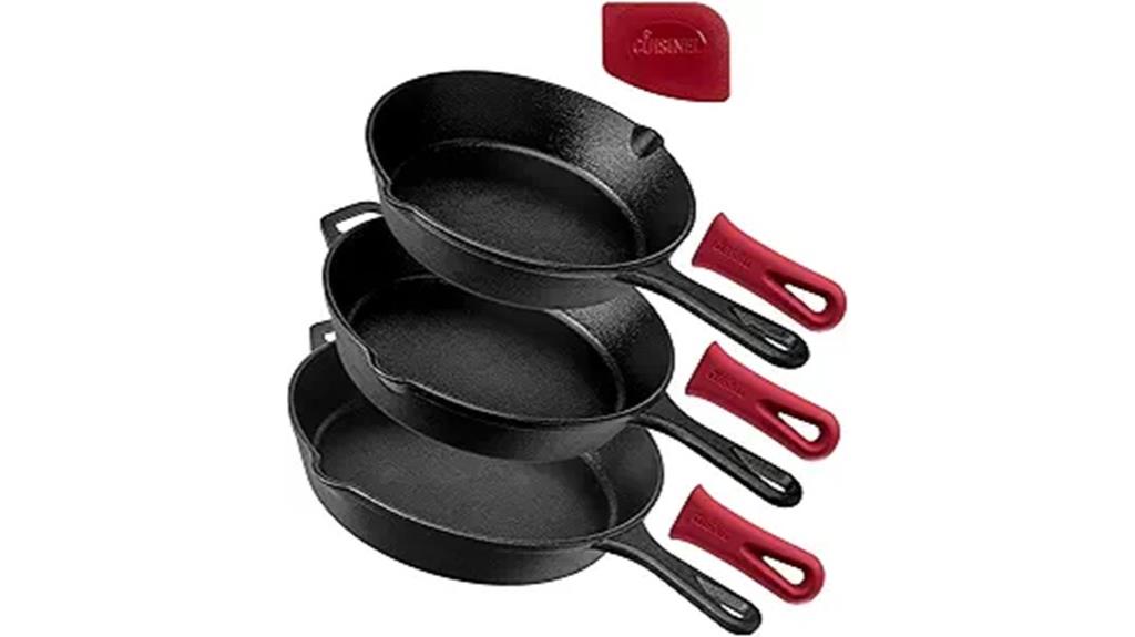 variety of cast iron sizes
