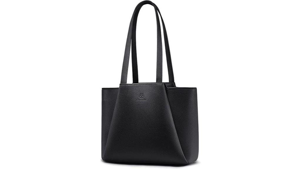 vegan faux leather tote