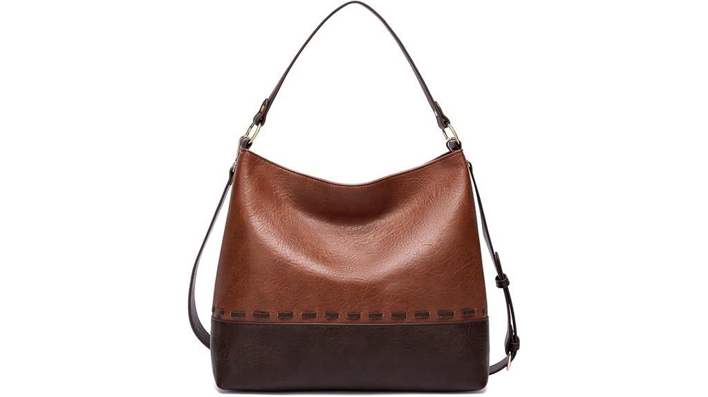 vegan leather hobo bag