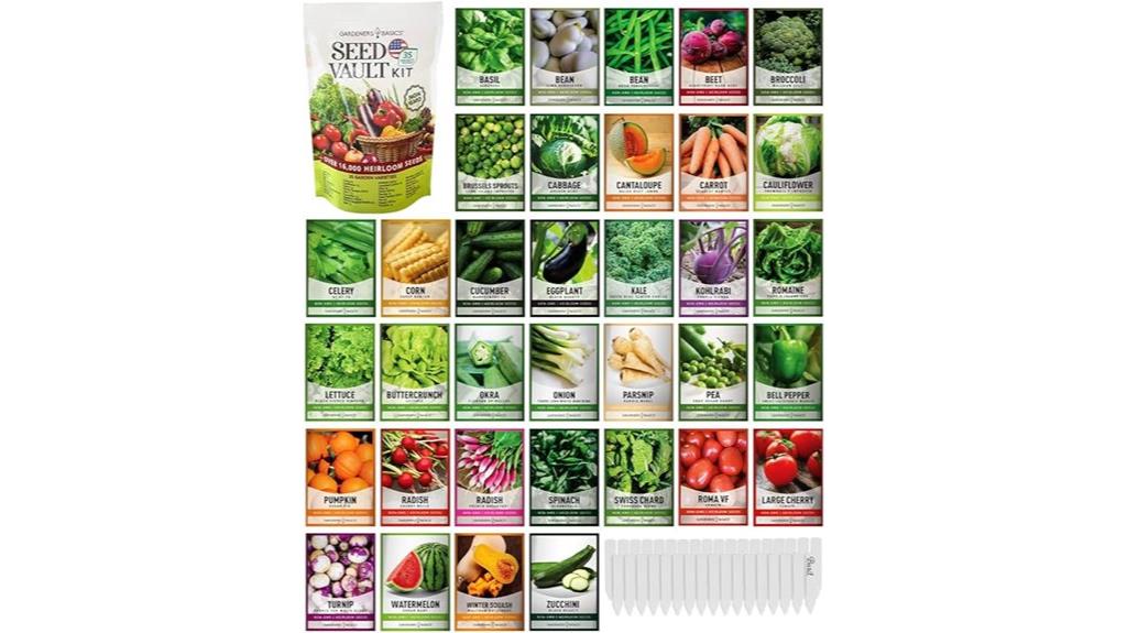 vegetable seed garden kit