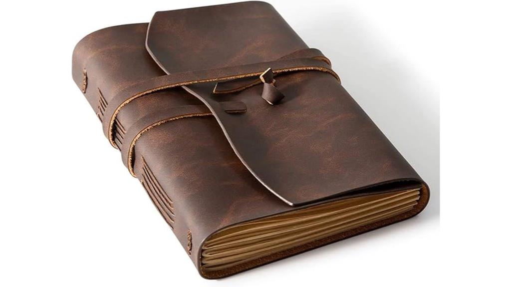 vintage genuine leather journal