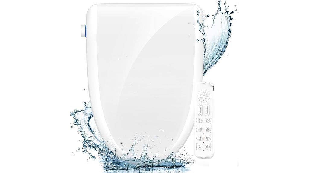 warm water bidet seat