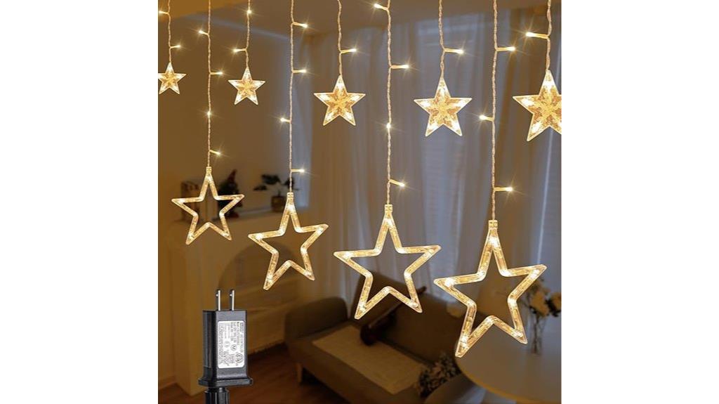 warm white icicle lights