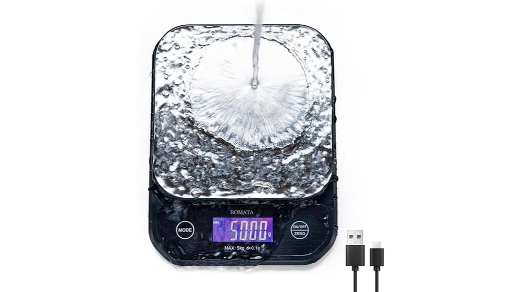 waterproof digital kitchen scale