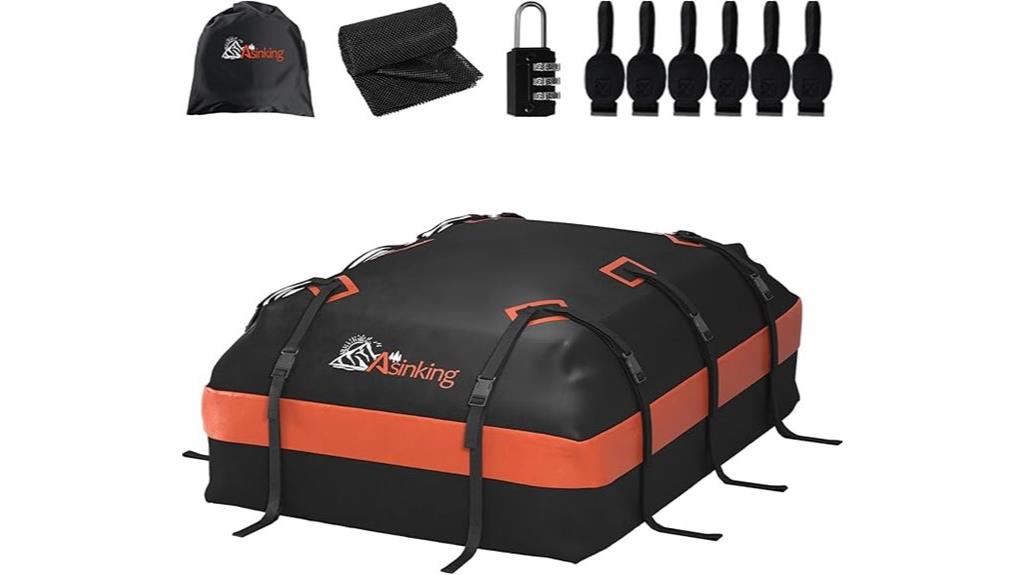 waterproof roof bag accessories
