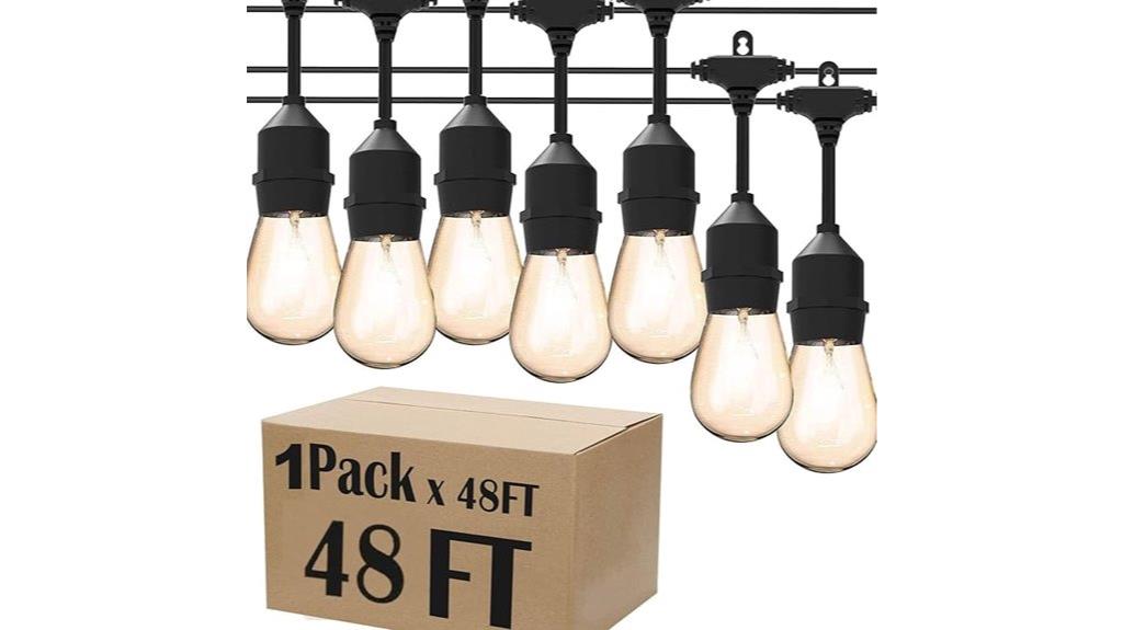 weatherproof led string lights