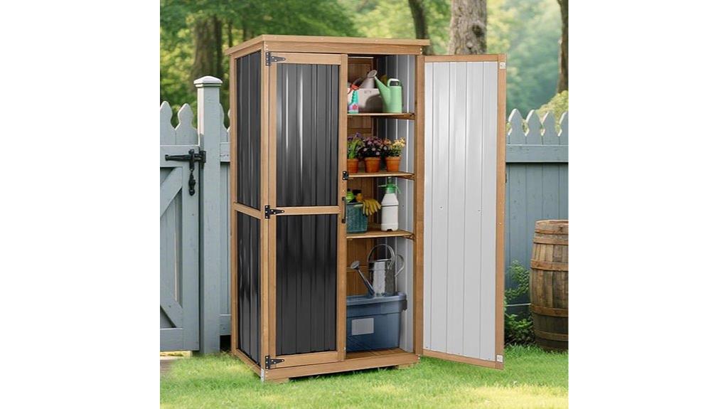 weatherproof outdoor storage cabinet