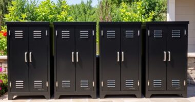 weatherproof outdoor storage cabinets