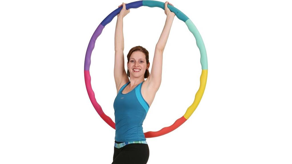 weighted fitness hula hoop