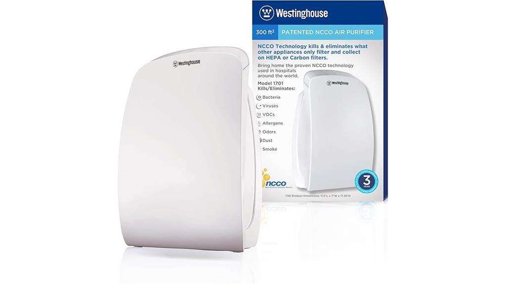 westinghouse hepa air purifier